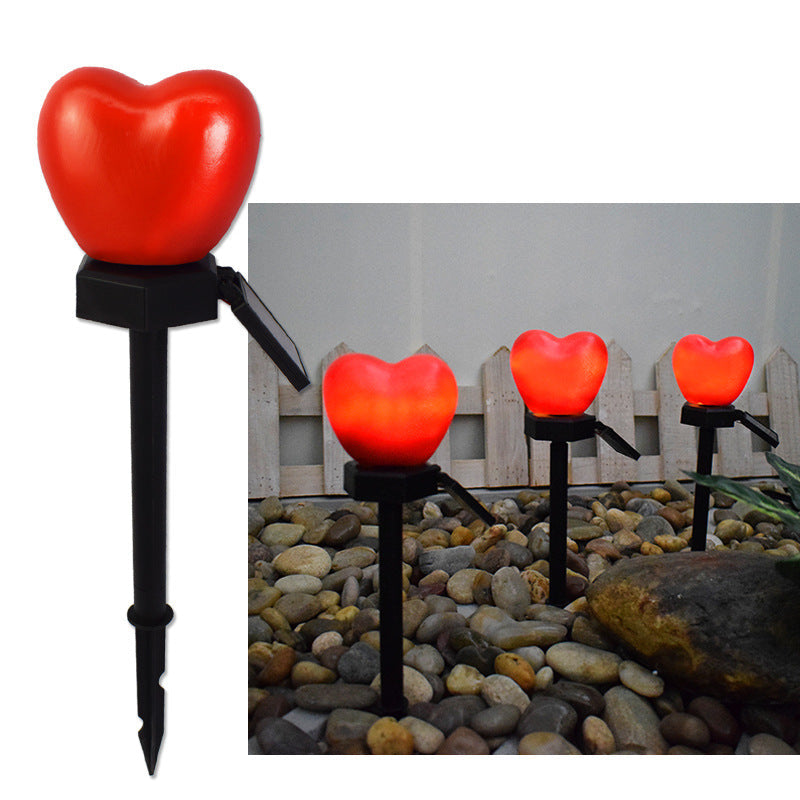 Solar Heart Garden Lights – Waterproof LED Outdoor Landscape Stake Lights for Garden & Patio