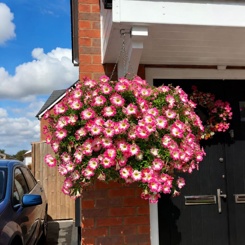 UV Resistant Artificial Petunias Flowers