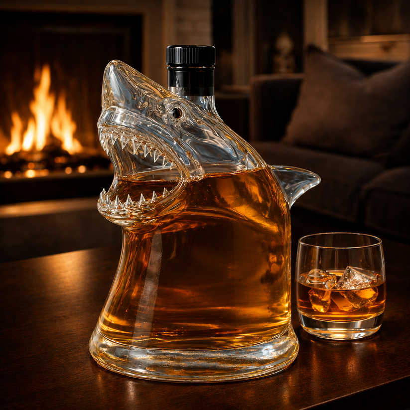 Whiskey Decanter - Shark Edition