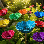 Handgefertigter Blumen-Gartenstecker