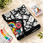 DIY Coloring Blanket, Creative Art & Cozy Home Decor