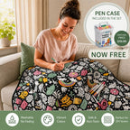 DIY Coloring Blanket, Creative Art & Cozy Home Decor