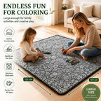 DIY Coloring Blanket, Creative Art & Cozy Home Decor