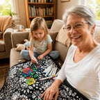 DIY Coloring Blanket, Creative Art & Cozy Home Decor