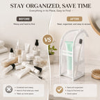 Clear Toiletry Bag With Compartments And Handle