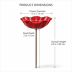 Handmade Flower Garden Stake