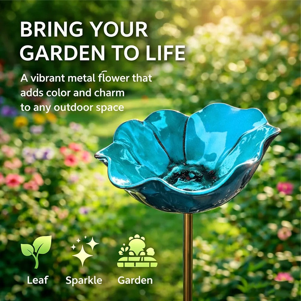 Handmade Flower Garden Stake