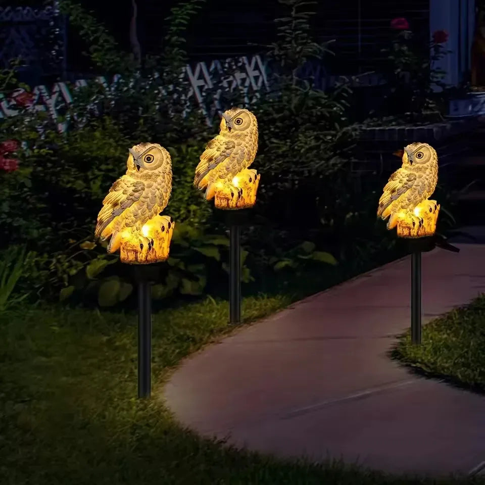 Solar Owl Garden Light | Auto On at Night & 100% Waterproof