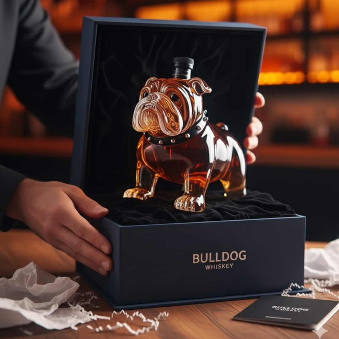 Whiskey Decanter - Bulldog Edition