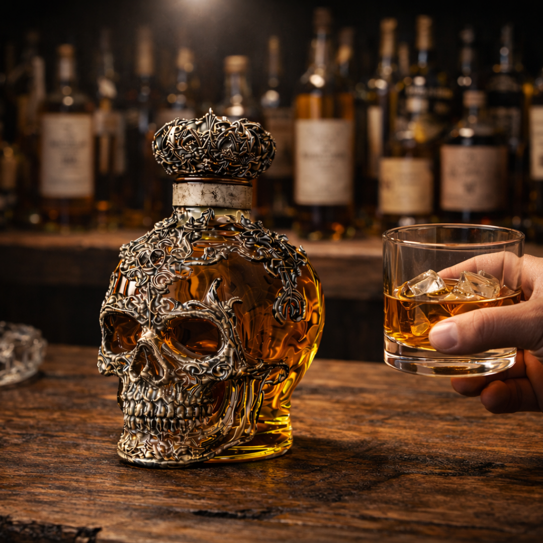 Whiskey Decanter - Skull Edition
