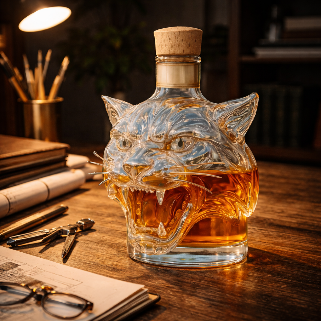 Whiskey Decanter - Tiger Edition