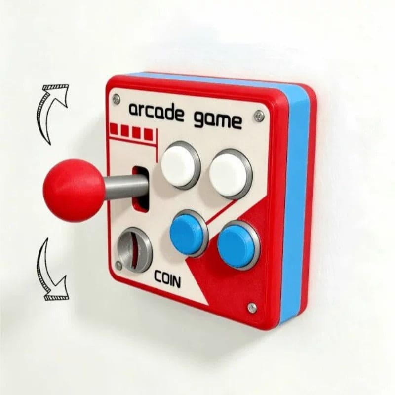 Retro Arcade Light Switch Cover – 3D Gamer Wall Plate Decor