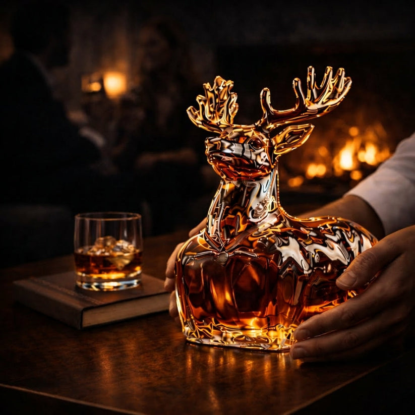 Whiskey Decanter - Reindeer Edition
