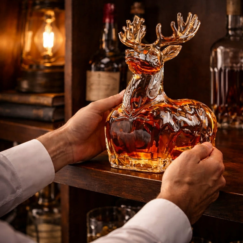 Whiskey Decanter - Reindeer Edition