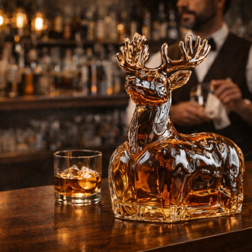 Whiskey Decanter - Reindeer Edition