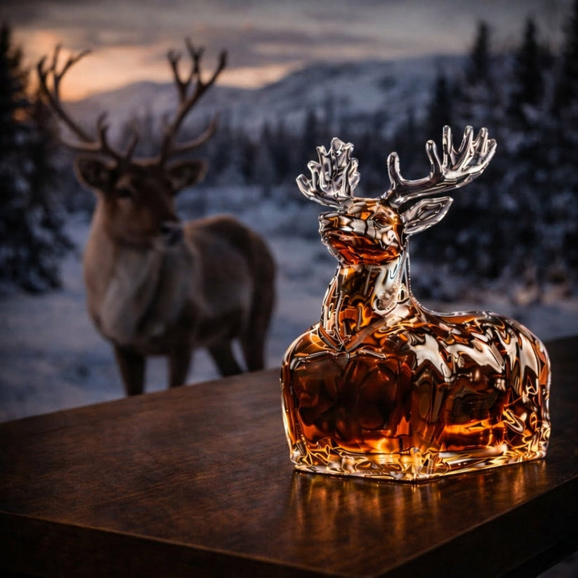 Whiskey Decanter - Reindeer Edition