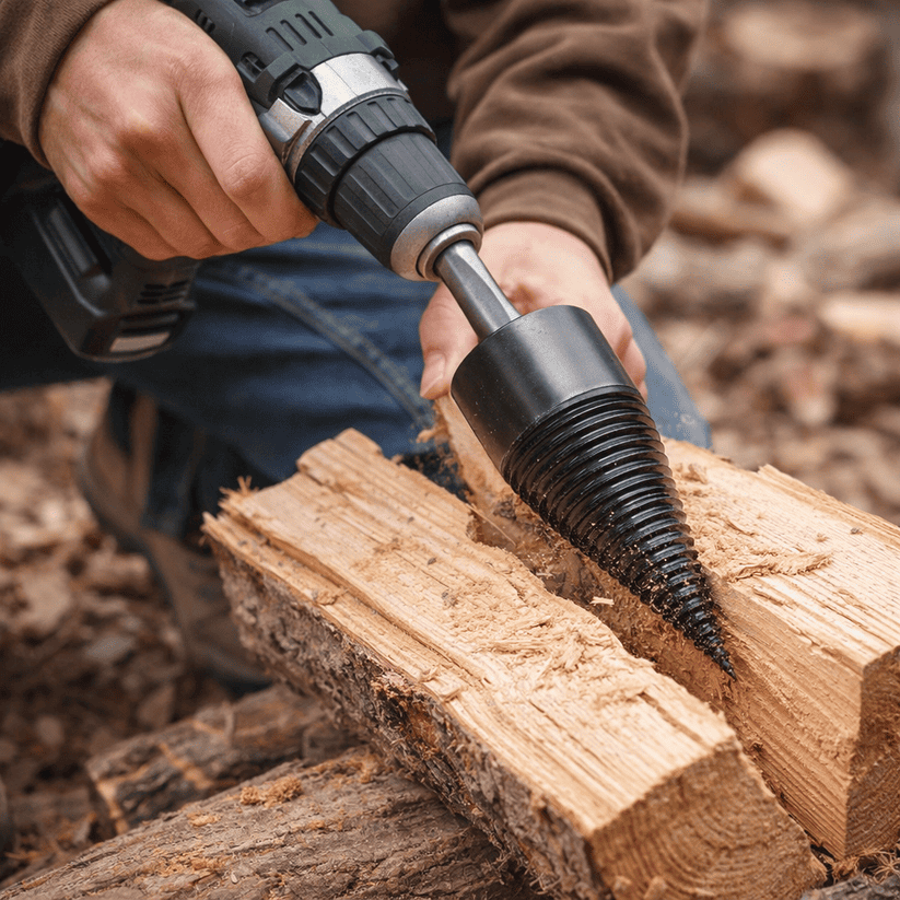 Firewood Splitter Drill Bit Set