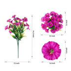 UV Resistant Artificial Petunias Flowers