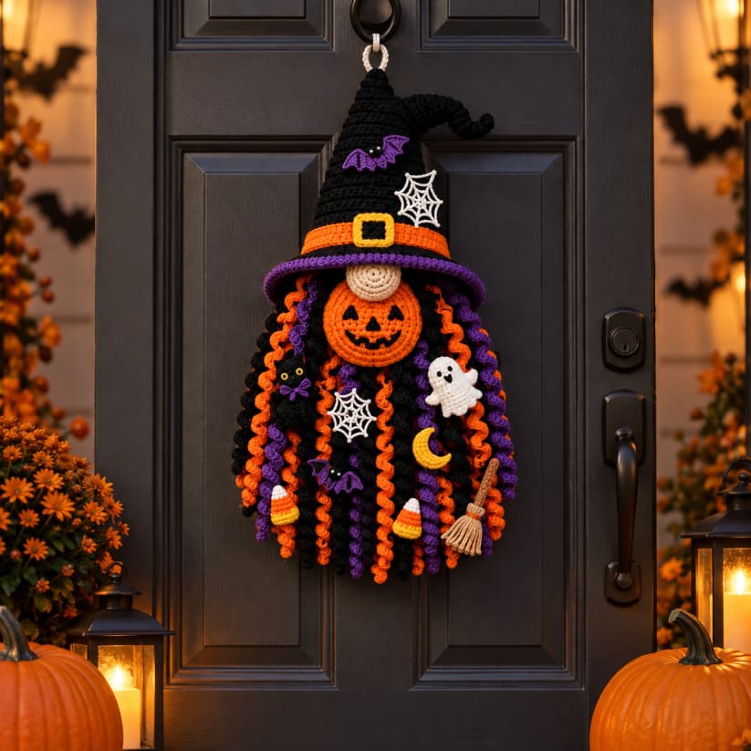 DIY Crochet Seasonal Door Hanger Kit With 6 Designs
