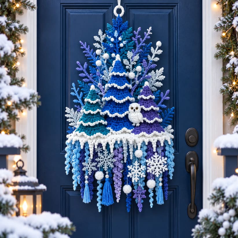 DIY Crochet Seasonal Door Hanger Kit With 6 Designs