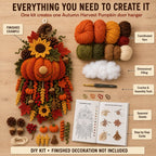 DIY Crochet Seasonal Door Hanger Kit With 6 Designs