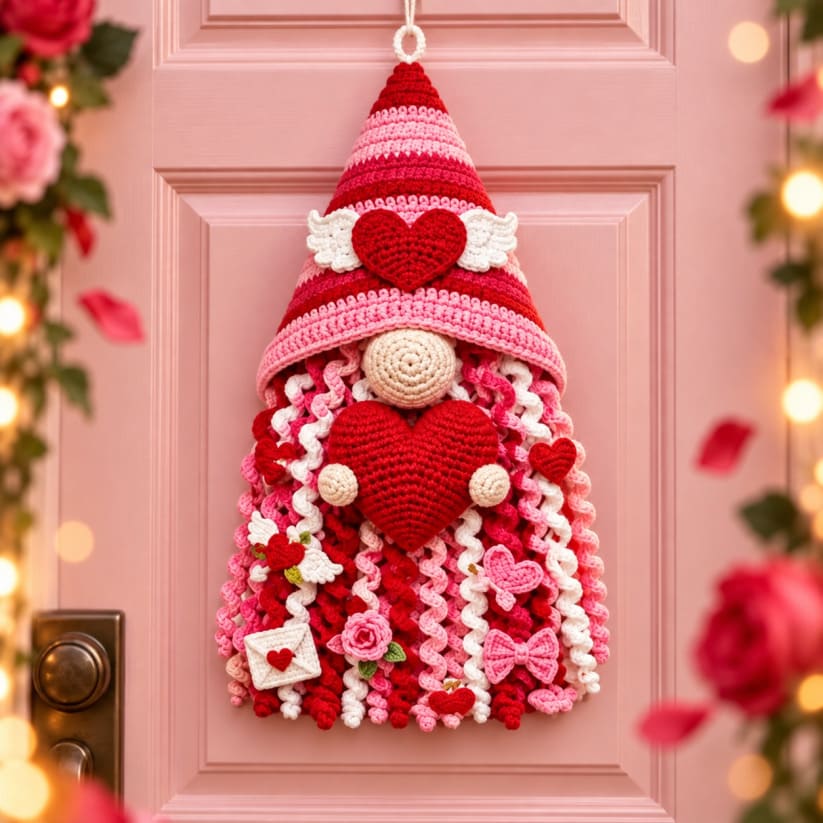 DIY Crochet Seasonal Door Hanger Kit With 6 Designs