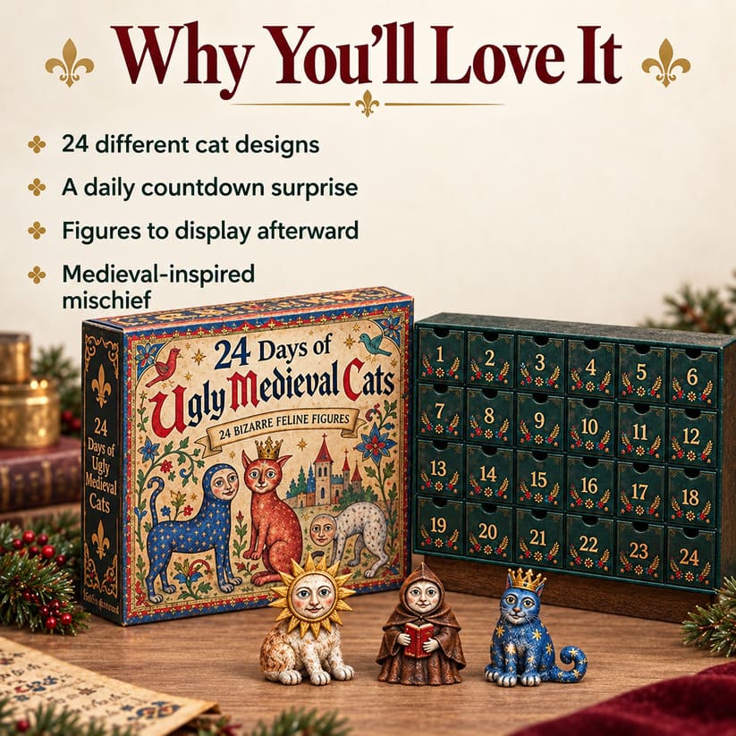 Ugly Medieval Cats 24-Day Advent Calendar 2026