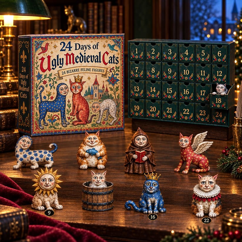 Ugly Medieval Cats 24-Day Advent Calendar 2026