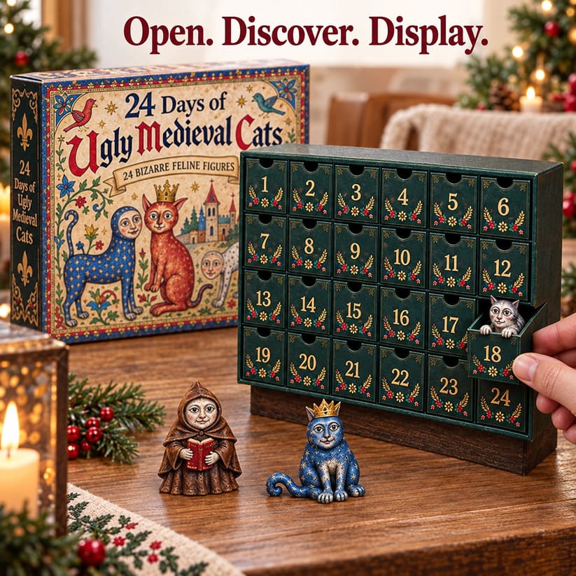 Ugly Medieval Cats 24-Day Advent Calendar 2026