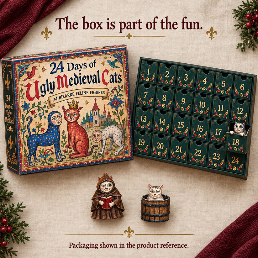 Ugly Medieval Cats 24-Day Advent Calendar 2026