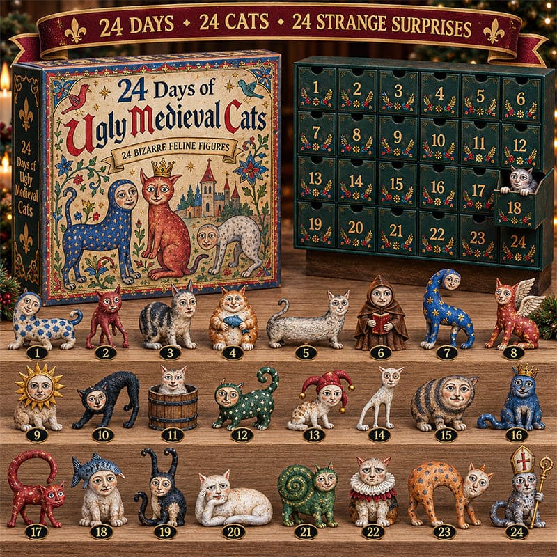 Ugly Medieval Cats 24-Day Advent Calendar 2026