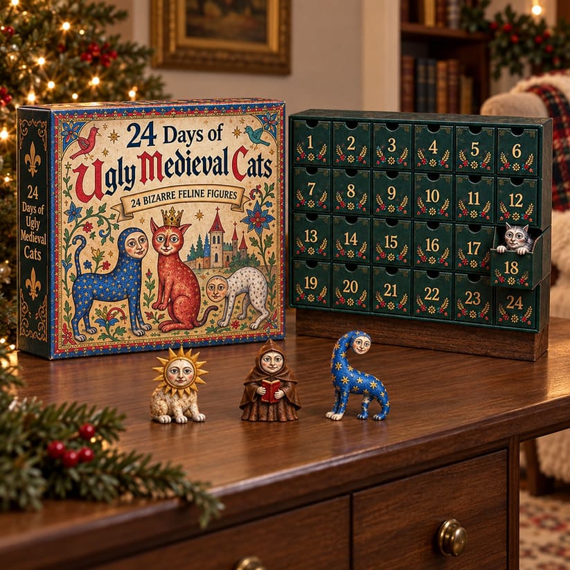 Ugly Medieval Cats 24-Day Advent Calendar 2026
