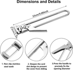 Adjustable Stainless Steel Jar & Bottle Opener