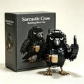Sarcastic Crow Building Block Set With Coffee Cup