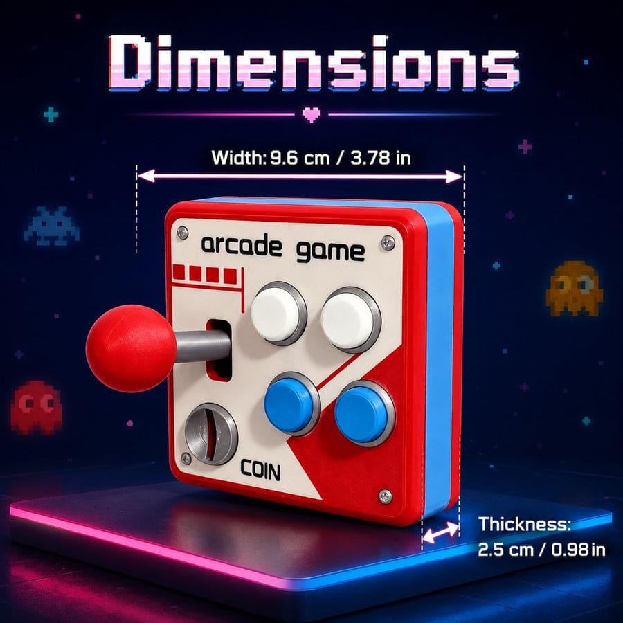 Retro Arcade Light Switch Cover – 3D Gamer Wall Plate Decor