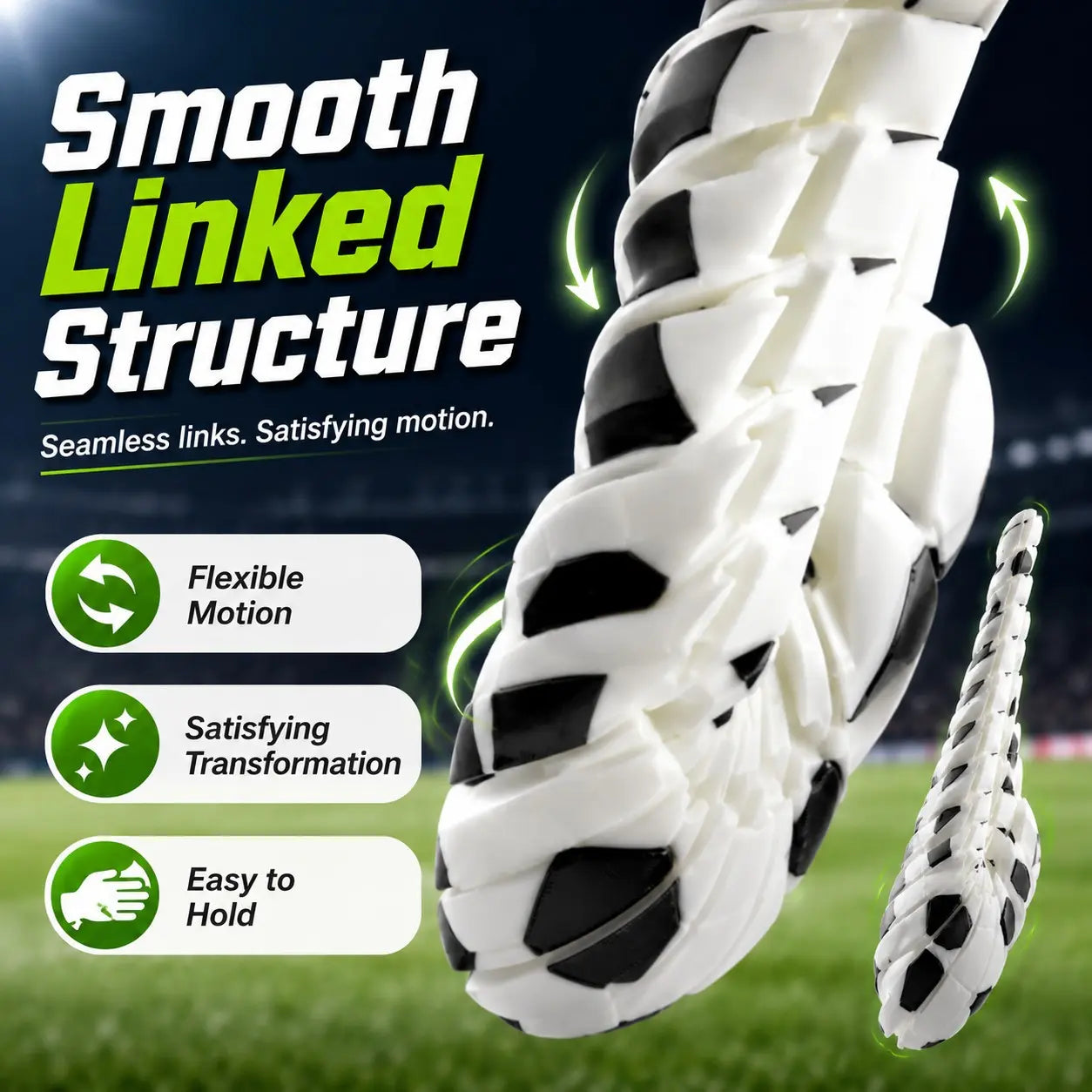 Multi-Sports Twisting Spiral Fidget Ball