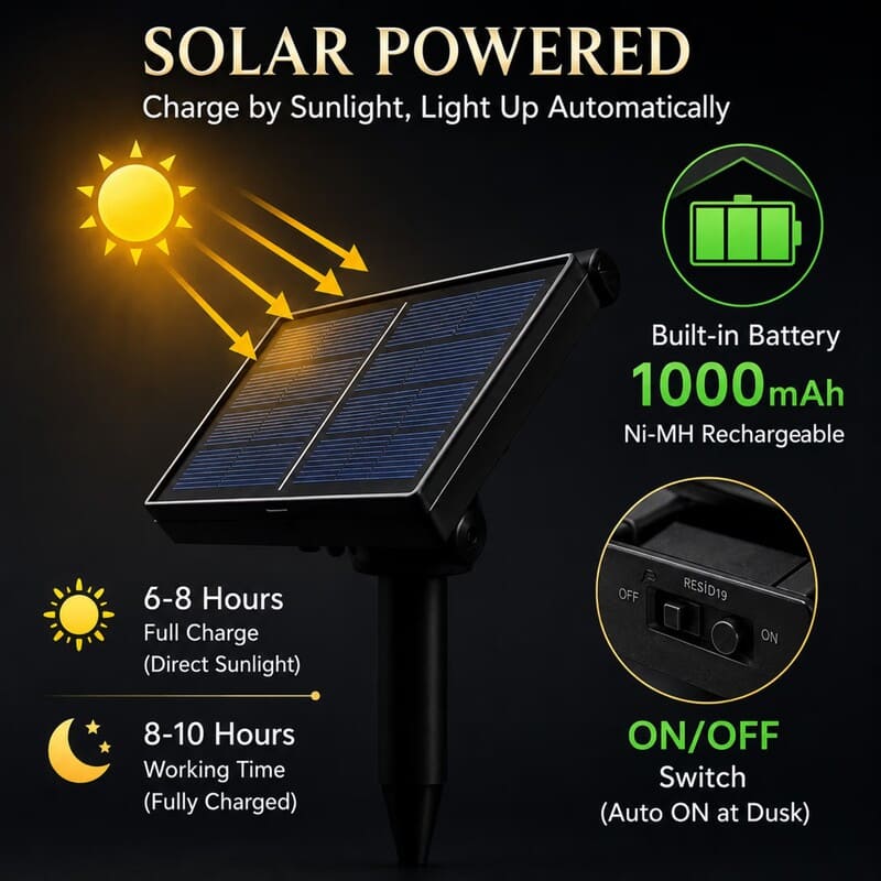 Sci-Fi Spaceship Solar Garden Stake Light