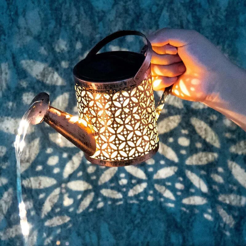 Solar Watering Can Garden Lights