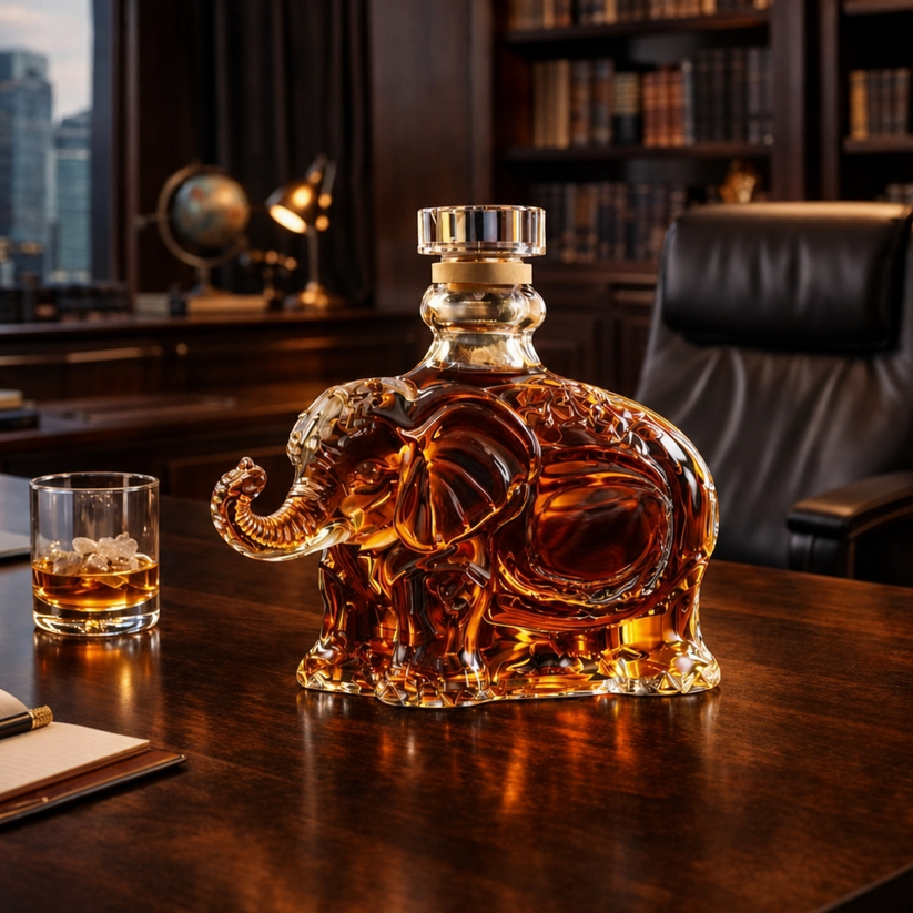 Whiskey Decanter - Elephant Edition