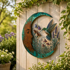 Crescent Moon Garden Wall Decor