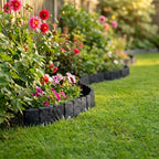 Lawn Border Fence – Stone Effect Garden Edging Landscape Decor