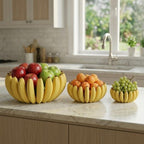 Banana Fruit Bowl – Decorative Kitchen Counter Basket & Table Centerpiece