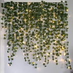 Solar Ivy Vine Fairy Lights – USB, Battery & Solar Powered LED Leaf Garland Decor