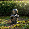 Knight Garden Gnome Statue – Medieval Fantasy Outdoor Yard Decor