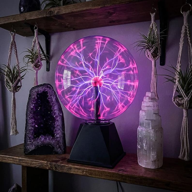 Plasmaball Lampe – Berührungs- & Sound-aktivierte USB-Kugel