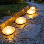 Solar Pebble Garden Lights – Stone Style LED Outdoor Landscape Decor