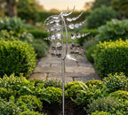 3D Metal Wind Spinner Garden Stake