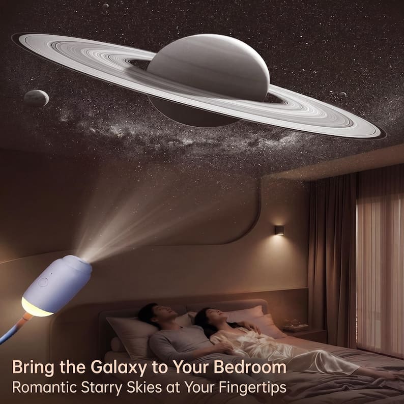 Mini Galaxy Star Projector Night Light – USB Starry Sky Ambient Lamp