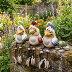 Funny Chicken Fence Decor