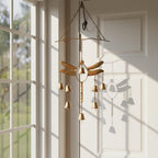 Dragonfly Wind Chime with Bells – Handcrafted Metal Garden Hanging Decor